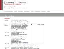 Tablet Screenshot of anwaltskanzlei-guenther.de